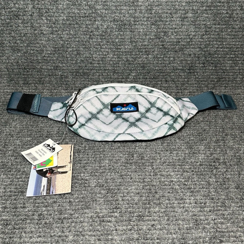 Kavu SPECTATOR Waist Pack Belt Canvas Bag Fanny Pack Pouch OCEAN DYE NWT!